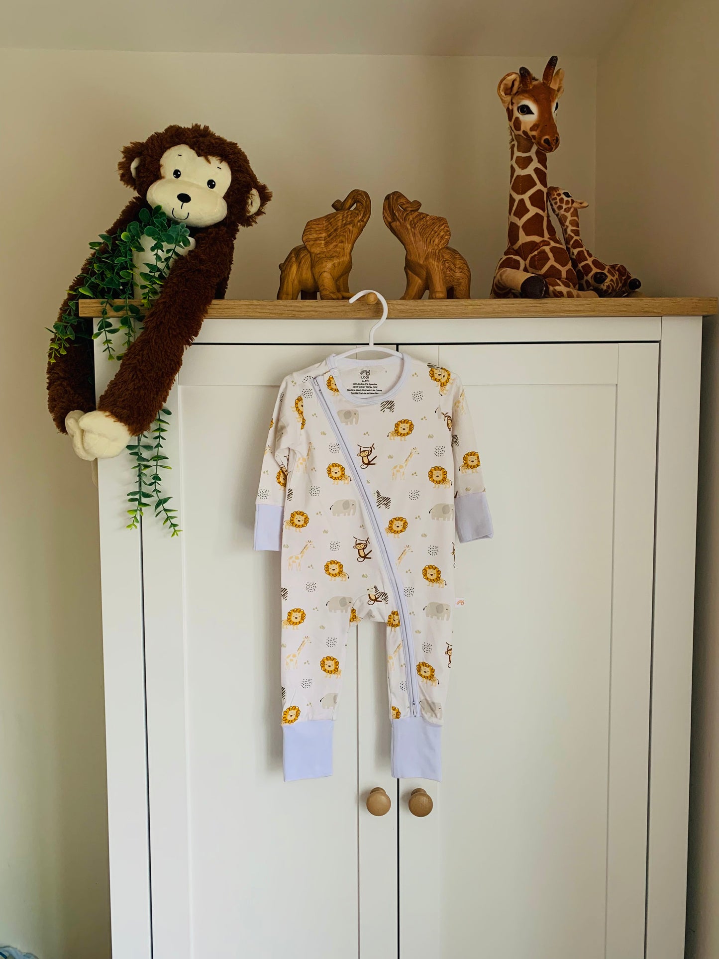 Safari Zipped Sleepsuit