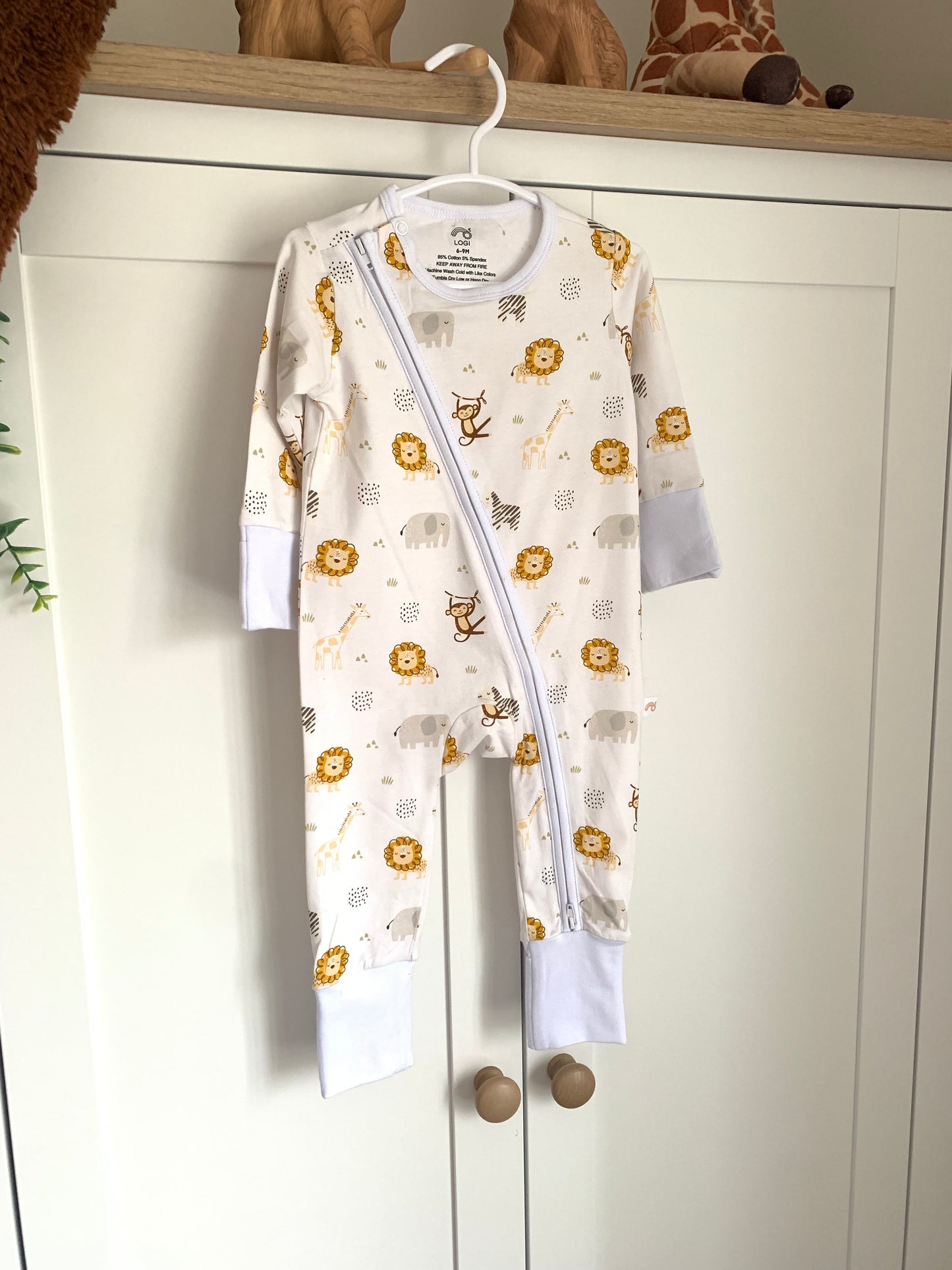 Safari Zipped Sleepsuit